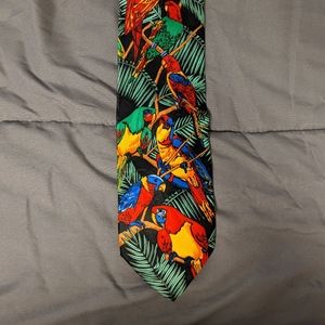 Endangered Species Tie - Parakeet Edition